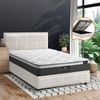 Oikiture Bed Frame King Single Gas Lift Storage Mattress Beds White BOSS