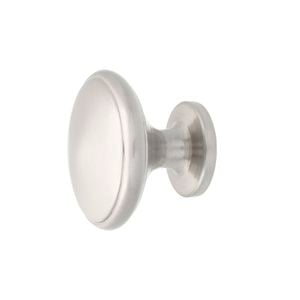 Prestige 30mm Brushed Nickel Mushroom Knob