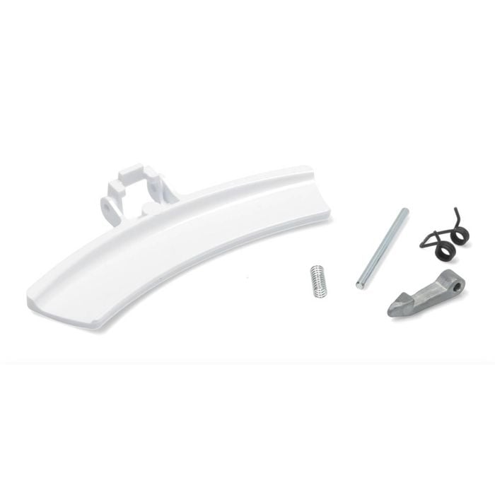 Dryer White Door Handle Assembly 4055237731, suits Electrolux