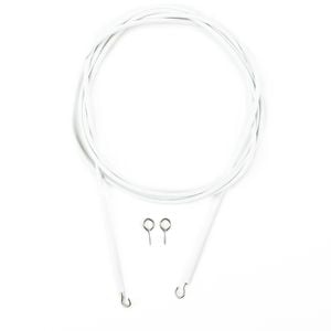Windoware 10m White Expanding Curtain Wire Kit