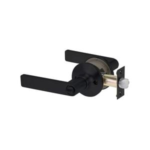 Lockwood Matt Black Symmetry Element Entrance Leverset