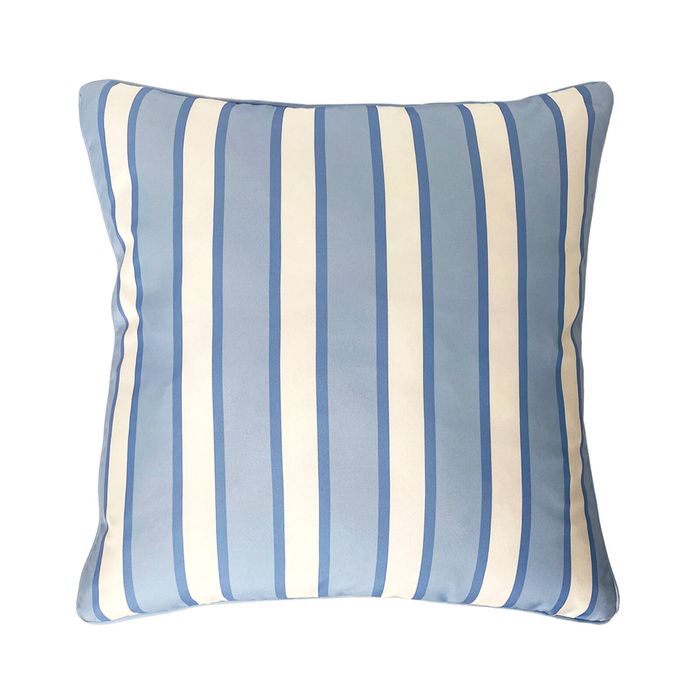 Marquee 45cm Blue Pinstripe Outdoor Cushion