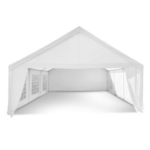 Wallaroo 6x6m Outdoor Event Marquee Gazebo Party Wedding Tent - White