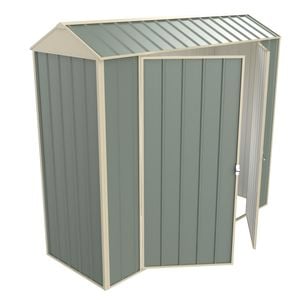 Build-a-Shed  0.8 x 2.3 x 2.1m  Gable Double Hinged Side Door Shed - Green