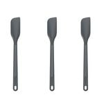 3PK Zyliss Spatula Nylon/Silicone Cooking Utensil 27.5cm Small - Grey