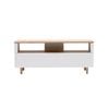 Modern Furniture SIENNA Entertainment TV Unit 120cm -  Natural & White