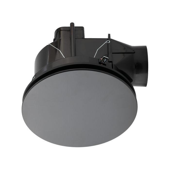 Mercator 240mm Black DIY Plug-In Round Exhaust Fan 