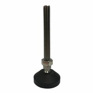 Easyroll 50mm Round Adjustable Foot With 100mm x M12 Bolt