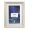 Unigift Luna Cream Trim Border Glass Picture Photo Frame 10x15cm Pink