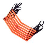Kipsta Essential Soccer Training Ladder - 3.20m - Fluo Blood Orange