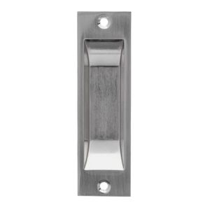 Lemaar 115 x 34mm Satin Nickel Square Rectangle Flush Pull