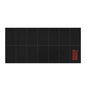 NNEOBA PVC Silent Yoga Mat Anti-Slip, Shock-Absorbing Training Mat Black