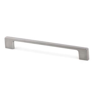 Sylvan 192mm Hilton Matt Nickel Plate Cabinet Handle