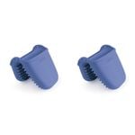 2PK Dexas Silicone 11cm Mini Oven Hand Mitt Protection - Purple