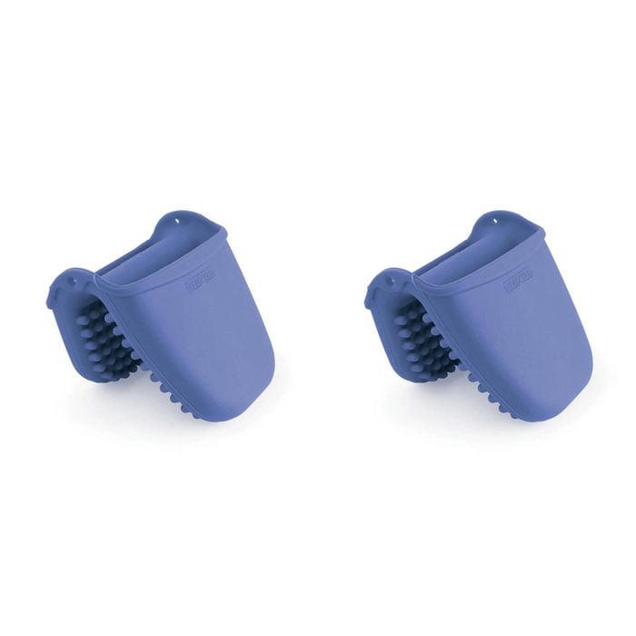 2PK Dexas Silicone 11cm Mini Oven Hand Mitt Protection - Purple