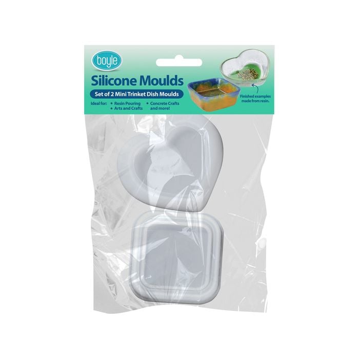 Boyle Silicone Mini Trinket Dish Moulds - 2 Set
