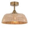 Vencha Harlow Light Fan - Gold