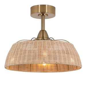 Vencha Harlow Light Fan - Gold