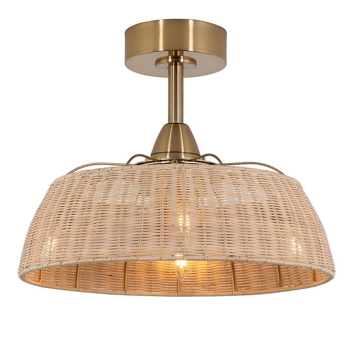 Vencha Harlow Light Fan - Gold