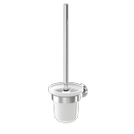Caroma Chrome Cosmo Toilet Brush and Holder