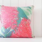 Rayell Indoor Square Cushion Beautiful Blossom Dark 45x45cm