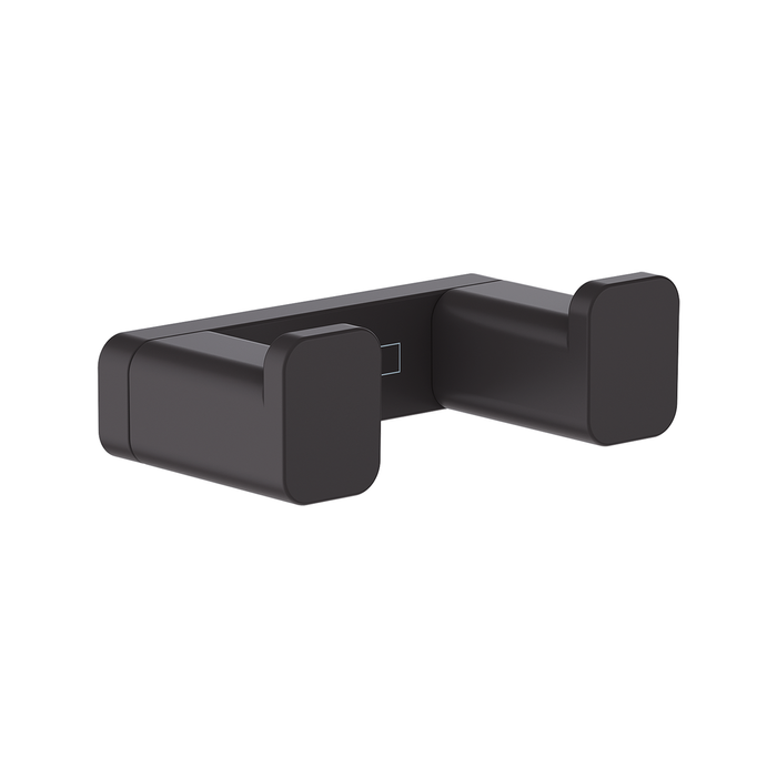 Hansgrohe Matt Black AddStoris Double Towel Hook