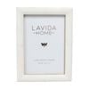 Lvd 5x7 Inch Paloma Bone Picture/photo Frame Ivory 20.32x15.24x1.27cm