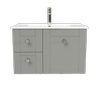 New England Joinery 750mm Diadem Centre Basin Alpha Top Wall Hung Vanity
