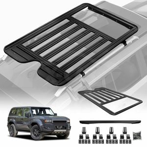 Roof Luggage Rack for Toyota Prado 250 Series VX/Kakadu/Altitude 2024-Onwards Platform Aluminum