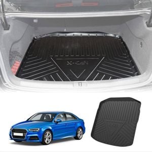 Heavy Duty Trunk Cargo Mat Boot Liner Luggage Tray Fit Audi A3 S3 RS3 Sedan 2013-Onwards