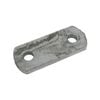 Sunrise Shackle Plate Suit 45mm Spring 1/2" Hole - 63mm Zinc - Sp45n63g