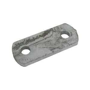 Sunrise Shackle Plate Suit 45mm Spring 1/2" Hole - 63mm Zinc - Sp45n63g