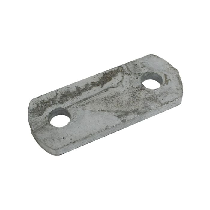 Sunrise Shackle Plate Suit 45mm Spring 1/2" Hole - 63mm Zinc - Sp45n63g