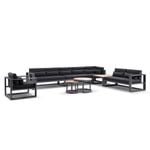 Santorini Package E In Charcoal With Denim Grey Cushions