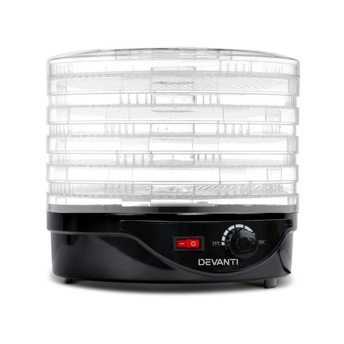 Devanti 5 Trays Food Dehydrator Black