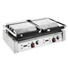 Apuro Double Contact Grill Flat Plates With Timer 210h X 550w X 395dmm Stainless Steel Electric Commercial Sandwich Press