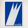 Galrie Kieler Woche 1968 Regatta Vintage Art Poster - Sailing History, White Frame, A2 42 x 60cm (16 x 24inch)