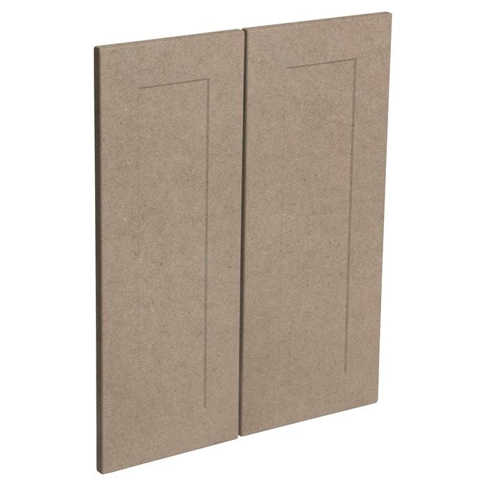 Kaboodle Raw Board Alpine Corner Wall Cabinet Door - 2 Pack