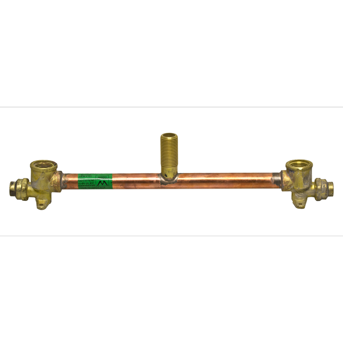 Brasshards 300mm Straight Compression Inline Sink And Tub Assembly