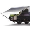 Shade Shield 17ft x 8ft Caravan Retractable Awning Powder Coated 6063 Aluminium and Vinyl, for Caravan, RV, Trailer, Camper