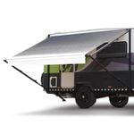 Shade Shield 17ft x 8ft Caravan Retractable Awning Powder Coated 6063 Aluminium and Vinyl, for Caravan, RV, Trailer, Camper
