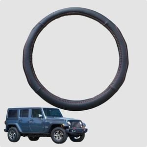 Steering Wheel Cover for Jeep Wrangler 2007-2018 Rubicon (JK) 38CM | Circle