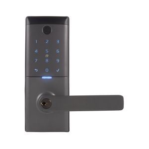 Gainsborough Mode Graphite Smart Entrance Lever Lock
