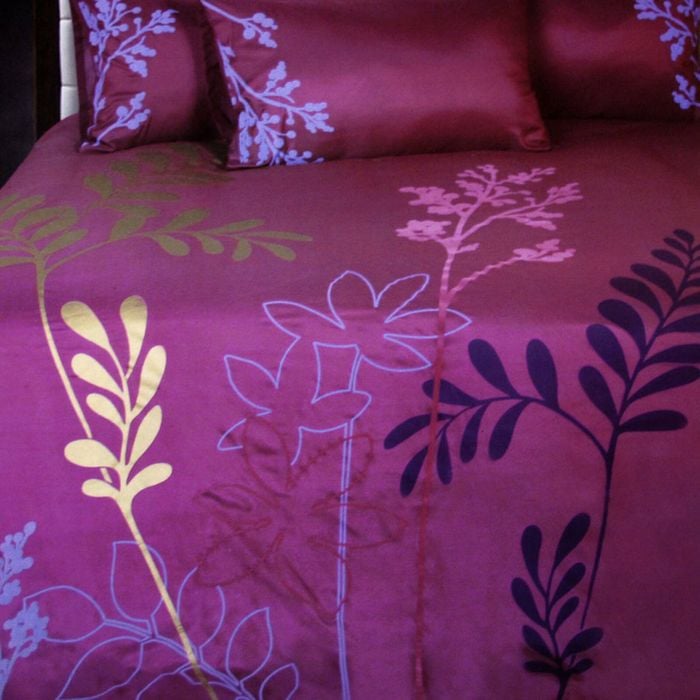 Accessorize Savannah Plum Quilt Cover Set King