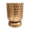 Lvd Gold Toned Marjia Occasional Drum Table Home & Living Decor 35x35x47cm