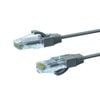 4Cabling 2m Grey CAT6A Thin U/UTP LSZH 28 AWG RJ45 Network Cable - 50 Pack