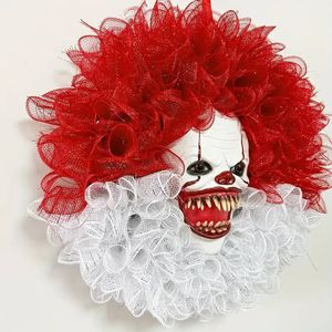 Lifebay Spooky Circus Clown Garland Mask for Halloween