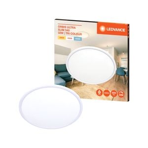 Ledvance 32W 3860lm LED Tri Colour Luminaire Ultra Slim Oyster Ceiling Light