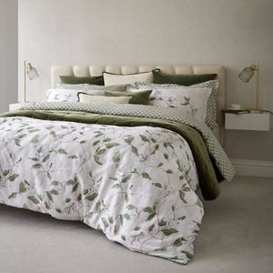 Christy Magnolia Quilt Cover Set Cotton Sateen King Multicoloured
