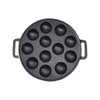 Yes4homes 12 Holes Mini Cast Iron Cake Pan Mini Dutch Pancake Cake Pan